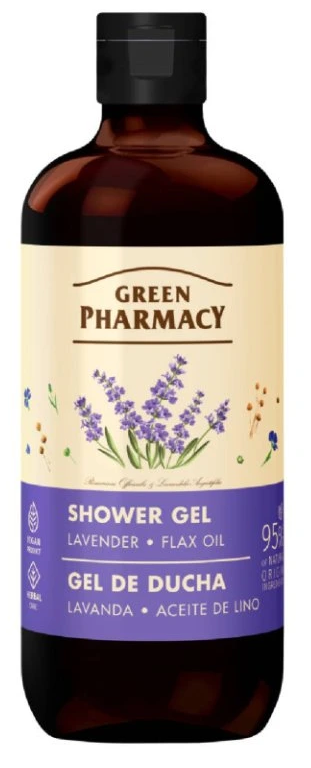 Green Pharmacy Sprchový gél s levanduľou a ľanovým olejom (500ml)
