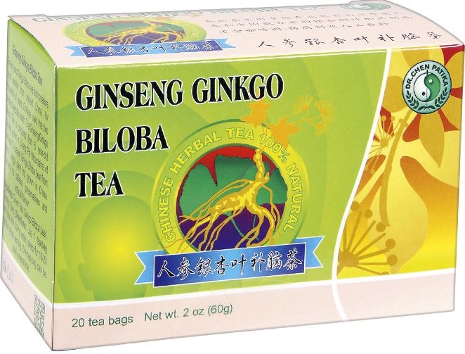 Dr.Chen Čajová zmes Ginseng, Ginkgo a zelený čaj porciovaný (20ks)