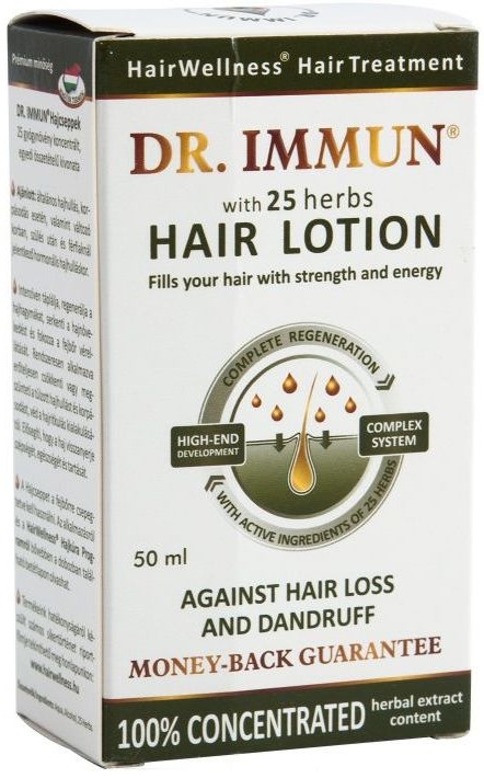 Dr.Immun® 25 bylinné výživové tonikum proti vypadávaniu vlasov (50ml)