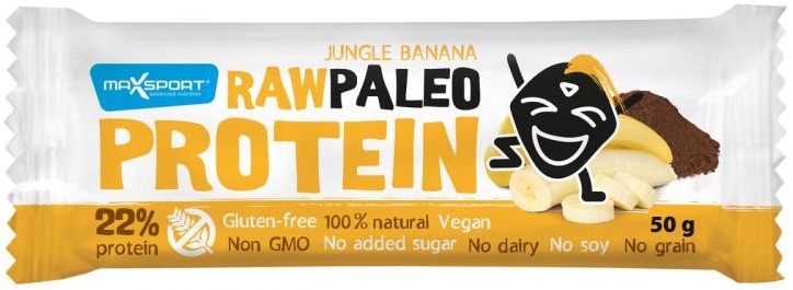 Max Sport Raw Protein tyčinka kakao a banán (50g)