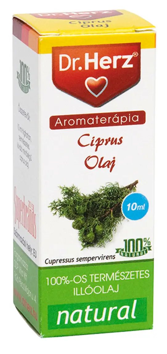 Dr. Herz 100% prírodný esenciálny olej Cyprus (10ml)