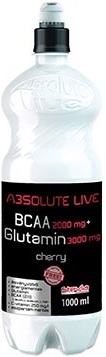 Absolute Live BCAA Glutamín nesýtený nápoj s višňovou príchuťou bez cukru (1000ml)