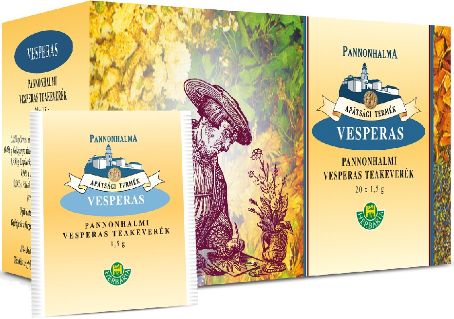 Herbária Pannonhalma Vesperas bylinný ukľudňujúci čaj (20ks)