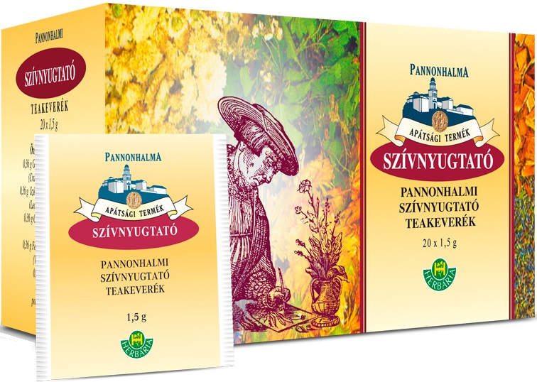 Herbária Pannonhalma bylinný čaj pre pokojné srdce (20ks)