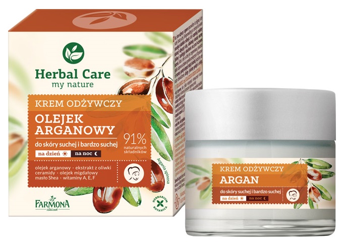 Farmona Herbal Care Argan Oil denný/nočný výživný a regeneračný krém pre suchú pleť (50ml)