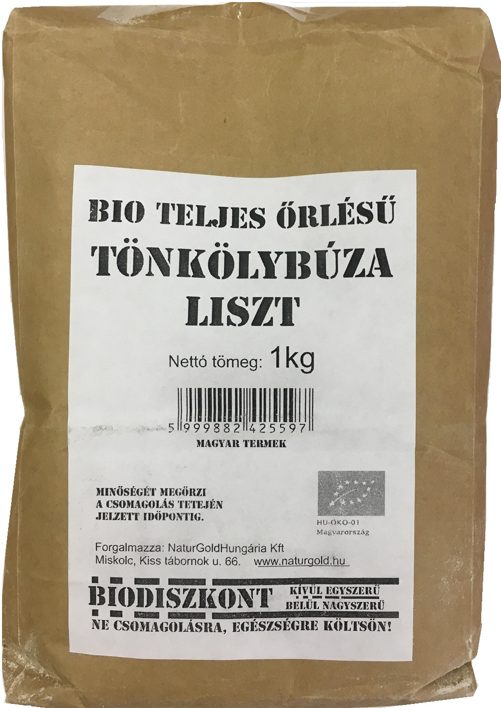 Biodiszkont Bio Špaldová múka celozrnná (1000g)