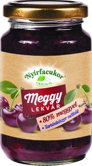Nyírfacukor Višňový lekvár bez cukru so xylitolom (230g)