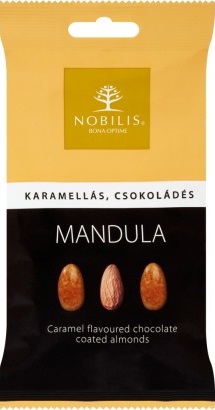 Nobilis Mandle v mliečnej čokoláde a karamelu (100g)