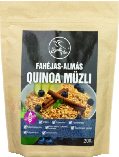 Szafi Free Bezlepkové škoricovo jablkové quinoa müsli (200g)
