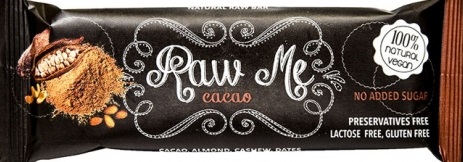 Raw Me Ovocná tyčinka s príchuťou kakaa (45g)