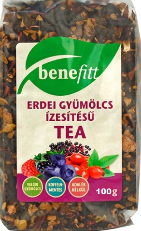 Benefitt Ovocný sypaný čaj lesná zmes a ibištek (100g)