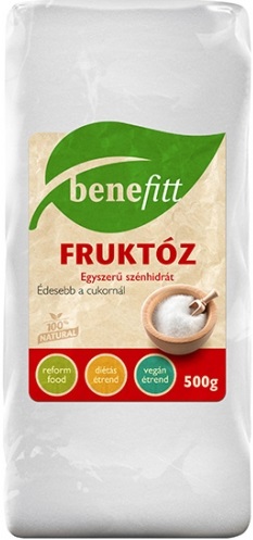 Benefitt Fruktóza - ovocný cukor (500g)
