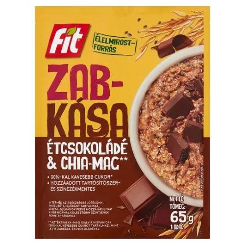 Fit Ovsená kaša čokoláda a chia (65g)