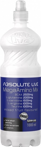 Absolute Live MegaAmino Mix nesýtený nápoj s ovocnou príchuťou bez cukru (1000ml)