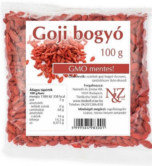 N&Z Goji - Kustovnica čínska sušená (100g)