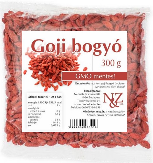 N&Z Goji - Kustovnica čínska sušená (300g)