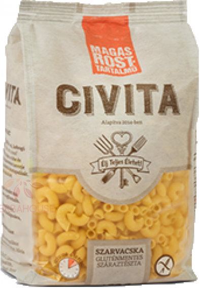 Civita Bezlepkové kukuričné cestoviny s vysokým obsahom vlákniny kolienka (450g)