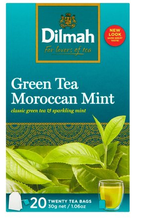 Dilmah Moroccan Mint Zelený čaj s mätou porciovaný (20ks)
