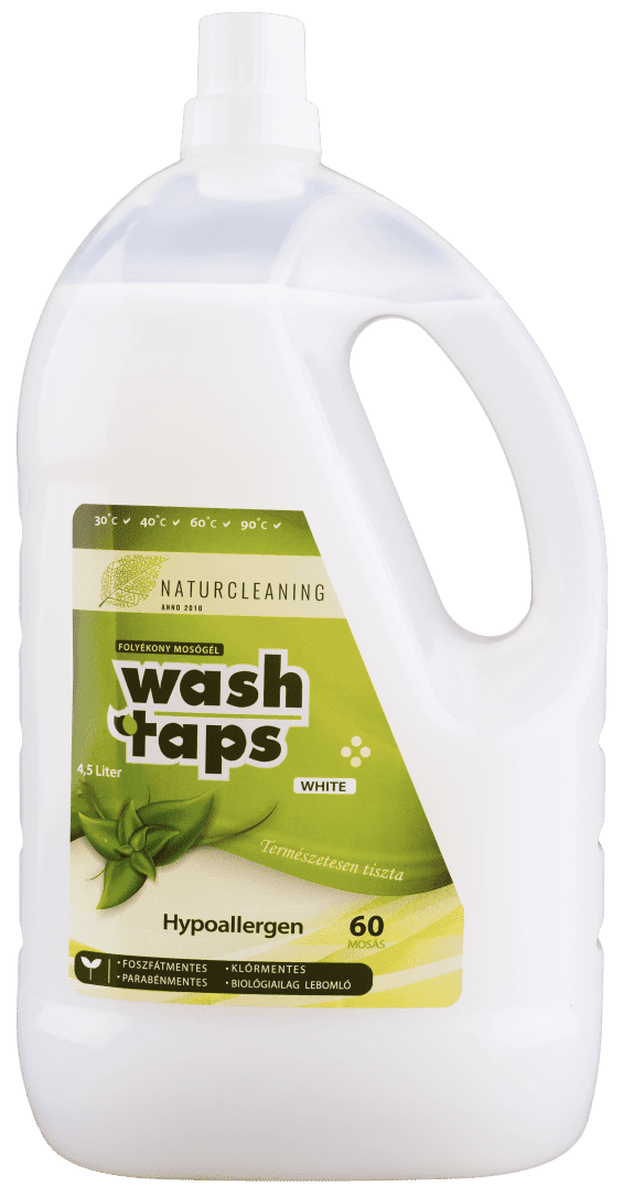 Wash Taps EKO Hypoalergénny prací gél na biele prádlo (4500ml)