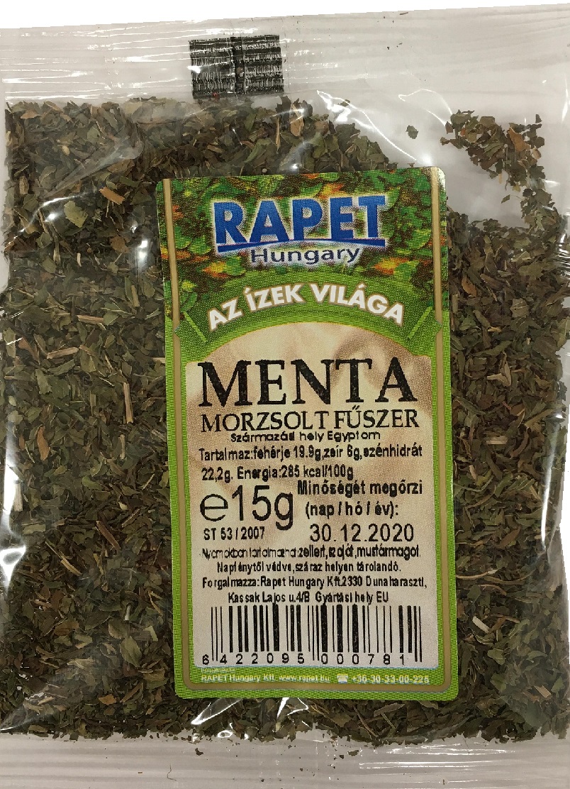 Rapet Hungary Mäta sušená drvená (15g)