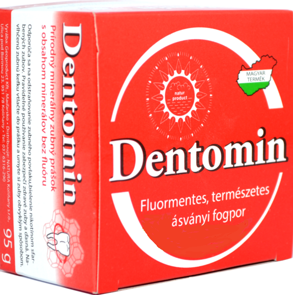 Geoproduct Dentomin Prírodný minerálny zubný prášok bez fluóru (95g)