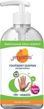 JimJams Antibakteriálne tekuté mydlo s dávkovačom (300ml)