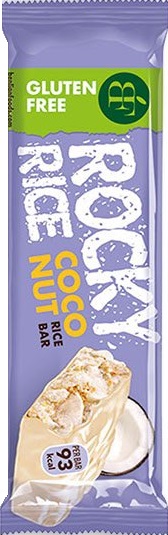 Benlian Food Rocky Rice Bezlepková ryžová tyčinka biela čokoláda a kokos (18g)