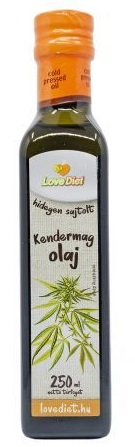 LoveDiet Konopný olej lisovaný za studena (250ml)