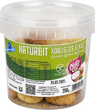 Naturbit Bezlepkové kokosové sušienky (350g)