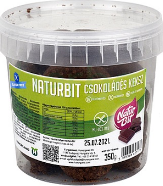 Naturbit Bezlepkové kakaové sušienky (350g)