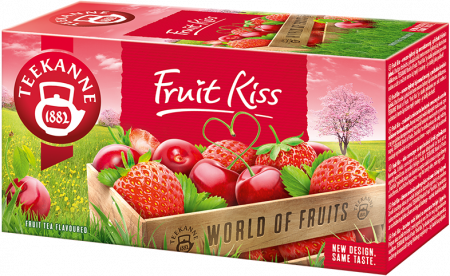 Teekanne Fruit Kiss ovocno-bylinný čaj Čerešne a jahody (20ks)