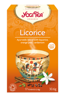 Yogi Tea® Bio Ajurvédsky čaj Sladké drievko (17ks)
