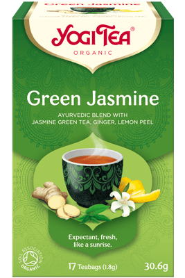 Yogi Tea® Bio Ajurvédsky Jazmínový zelený čaj (17ks)