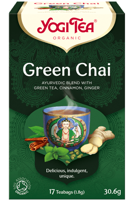 Yogi Tea® Bio Ajurvédsky Čaj Zelený chai (17ks)