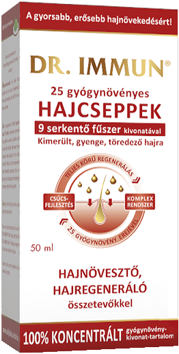 Dr.Immun® 25 bylinné vlasové tonikum s extraktom z 9 korení (50ml)