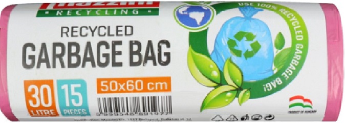 Mazzini Recyklované vrecia na odpad  (30l 15ks)