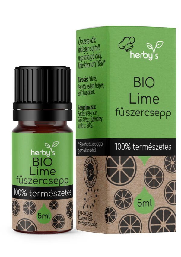 Herbys Bio Lime 100% prírodný esenciálny olej (5ml)