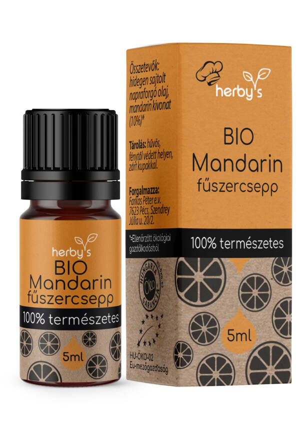 Herbys Bio Mandarínka 100% prírodný esenciálny olej (5ml)
