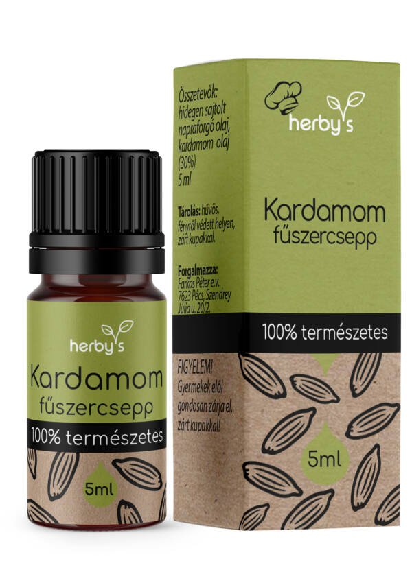 Herbys Kardamón 100% prírodný esenciálny olej (5ml)