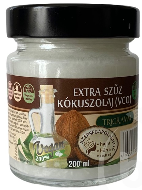 Trigramm Extra panenský kokosový olej lisovaný za studena (200ml)