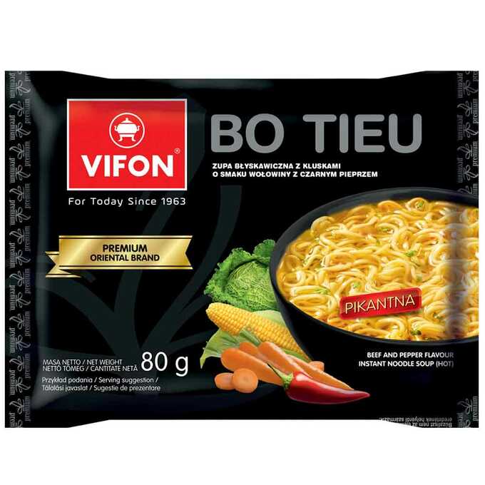 Vifon Bo Tieu Sečuánska instantná rezancová polievka pikantná (80g)