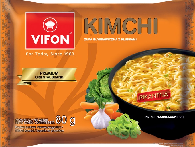 Vifon KimChi instantná rezancová polievka pikantná (80g)