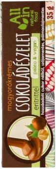 All In Čokoláda s lieskovo-orieškovým krémom so sladidlom (35g)