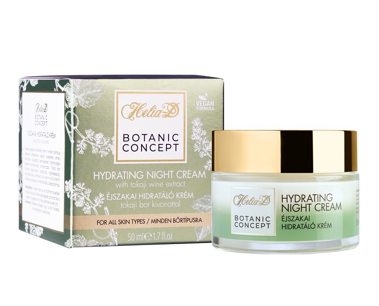 Helia-D Botanic Concept Nočný hydratačný krém s tokajským vínnym extraktom (50ml)