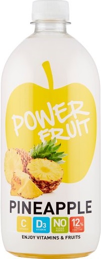 Power Fruit Nesýtený ovocný nápoj so stéviou ananás-jablko (750ml)