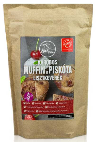 Szafi Free Múčna zmes na prípravu muffinov a piškótového cesta s karobom (1000g)