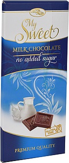 Microse My Sweet Bezlepková Mliečna čokoláda bez pridaného cukru (90g)