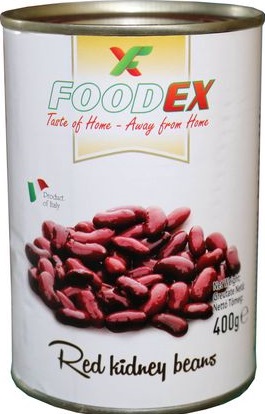 Foodex Červená fazuľa v slanom náleve (400g)