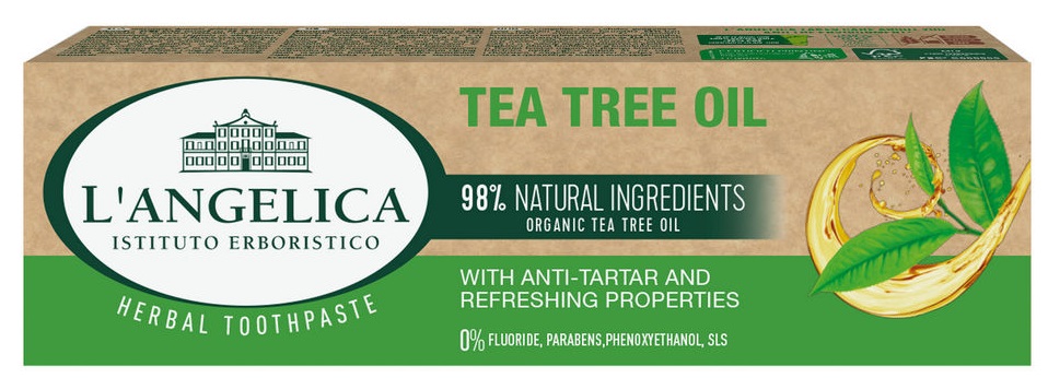 L´Angelica Bio zubná pasta s Tea Tree olejom (75ml)