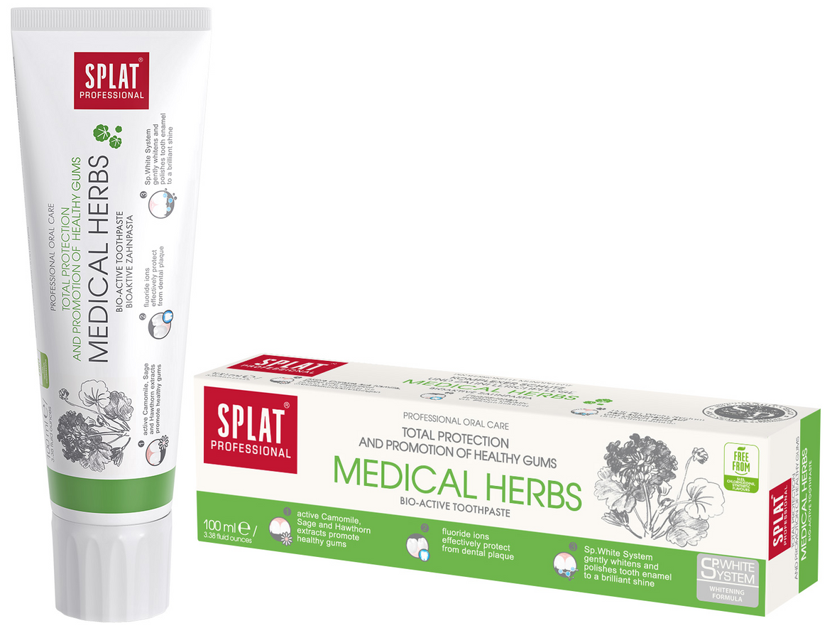 SPLAT Bio Medical Herbs zubná pasta proti krvácaniu ďasien (100ml)
